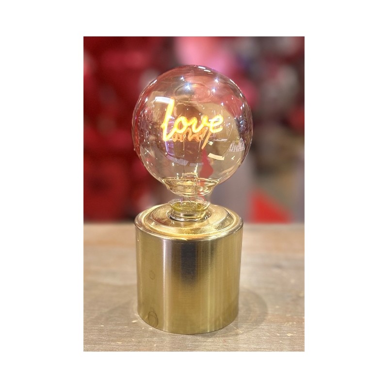 LAMPE PIED CUIVRE GLOBE LOVE LAMPE PIED CUIVRE GLOBE LOVE