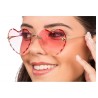 LUNETTES BRANCHES METAL FORME COEUR ROSES 14CM X 14CM X 5.5CM