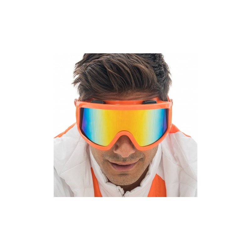 LUNETTES MASQUE DE SKI ORANGE VERRES IRISES TU - AJUSTABLE LUNETTES MASQUE DE SKI ORANGE VERRES IRISES TU - AJUSTABLE