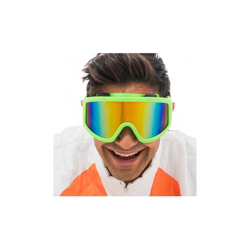 LUNETTES MASQUE DE SKI VERT VERRES IRISES TU - AJUSTABLE LUNETTES MASQUE DE SKI VERT VERRES IRISES TU - AJUSTABLE