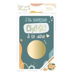 CARTE A GRATTER ANNONCE "PAPY" POUR LES BABY SHOWER