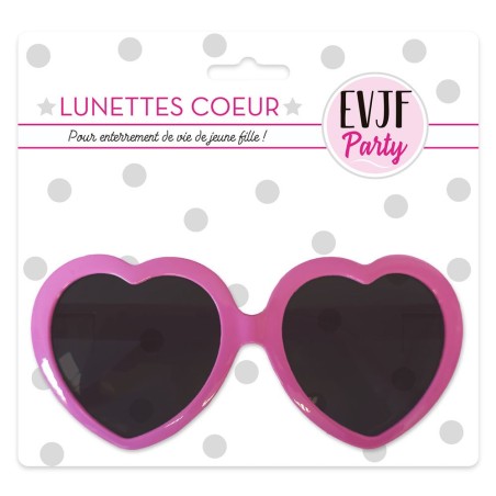 LUNETTES SPECIALES EVJF COEUR ROSE