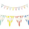 GUIRLANDE FANIONS JOYEUX ANNIVERSAIRE MULTICOLORE FESTI PARTY