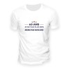 T SHIRT BLANC 60 ANS JE NE FAIS PLUS RIEN MEME PAS MON AGE TAILLE L