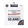 T SHIRT BLANC 20 ANS POUR ATTEINDRE LA PERFECTION TAILLE L