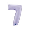 BALLON METALLIQUE CHIFFRE 7 102CM LILAS