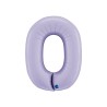 BALLON METALLIQUE CHIFFRE 0 102CM LILAS