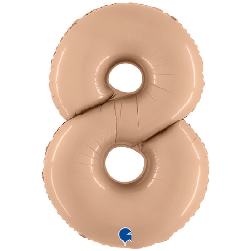 BALLON METALLIQUE CHIFFRE 8 BLUSH SATIN 102 CM BALLON METALLIQUE CHIFFRE 8 BLUSH SATIN 102 CM