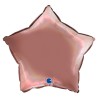 BALLON METALLIQUE ETOILE 46 CM RAINBOW HOLOGRAPHIC PLATINIUM ROSE