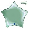 BALLON METALLIQUE ETOILE 46 CM RAINBOW HOLOGRAPHIC PLATINIUM TIFFANY