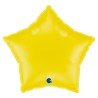 BALLON METALLIQUE ETOILE 46 CM PASTEL YELLOW OU JAUNE
