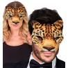DEMI-MASQUE LEOPARD