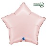 BALLON METALLIQUE ETOILE 46 CM SATIN PASTEL PINK OU ROSE PASTEL