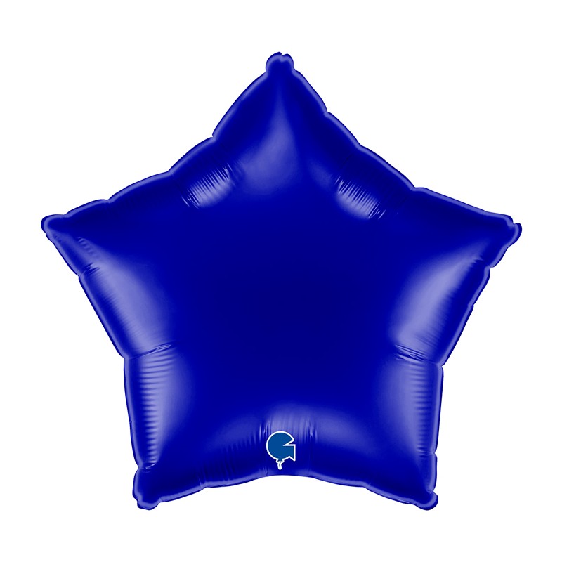 BALLON METALLIQUE ETOILE 46 CM BLUE CAPRI OU BLEU NAVY BALLON METALLIQUE ETOILE 46 CM BLUE CAPRI OU BLEU NAVY