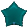 BALLON METALLIQUE ETOILE 46 CM SATIN EMERALD GREEN OU VERT EMERAUDE