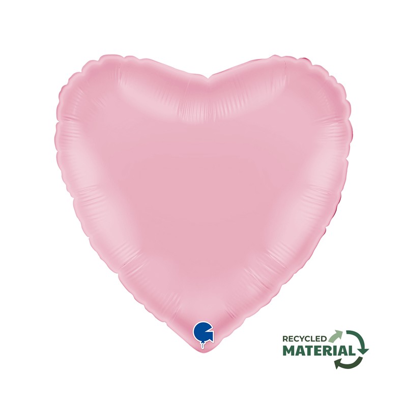 BALLON METALLIQUE COEUR 46 CM PASTEL PINK OU ROSE PASTEL BALLON METALLIQUE COEUR 46 CM PASTEL PINK OU ROSE PASTEL