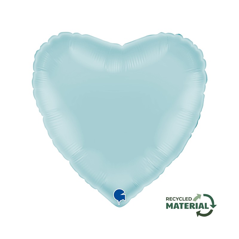 BALLON METALLIQUE COEUR 46 CM PASTEL BLUE OU BLEU CIEL BALLON METALLIQUE COEUR 46 CM PASTEL BLUE OU BLEU CIEL