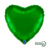 BALLON METALLIQUE COEUR 46 CM GREEN OU VERT