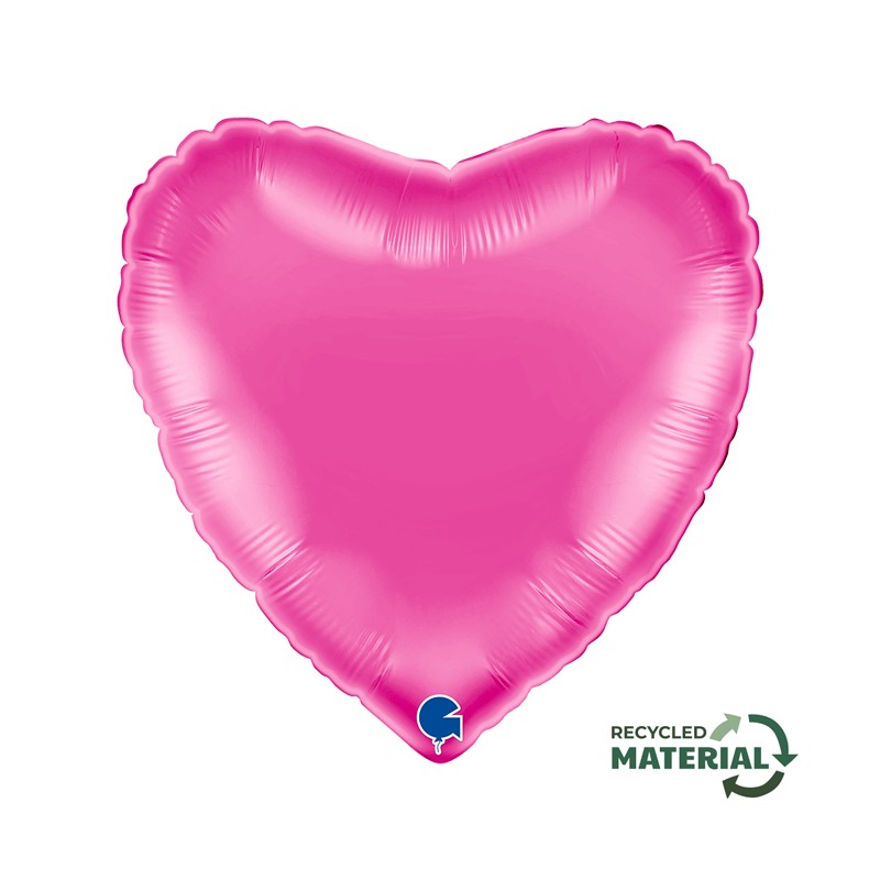 BALLON METALLIQUE COEUR 46 CM FUXIA OU ROSE FUCHSIA BALLON METALLIQUE COEUR 46 CM FUXIA OU ROSE FUCHSIA
