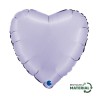 BALLON METALLIQUE COEUR 46 CM SATIN LILAC OU LILAS