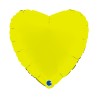 BALLON METALLIQUE COEUR 46 CM MATTE LIME GREEN OU VERT ANIS