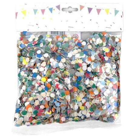 SACHET DE 1 KG CONFETTIS MULTICOLORES