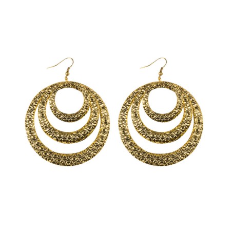 BOUCLES D'OREILLES GYPSY ANNEAUX OR