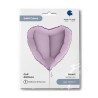 BALLON METALLIQUE COEUR 46 CM LILAC OU LILAS