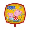 BALLON METALLIQUE CARRE PEPPA PIG 46 CM