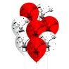 8 BALLONS LATEX THEME MAGIE 