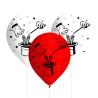 8 BALLONS LATEX THEME MAGIE 