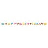 GUIRLANDE LETTRE HAPPY BIRTHDAY DONUTS 2.60 M