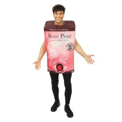 DEGUISEMENT CUBIS DE VIN ROSE TAILLE UNIQUE 