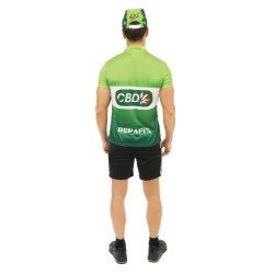 DEGUISEMENT COSTUME CYCLISTE CBD VERT TAILLE L-XL
