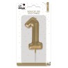 BOUGIE OR CHIFFRE 1