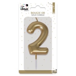 BOUGIE OR CHIFFRE 2