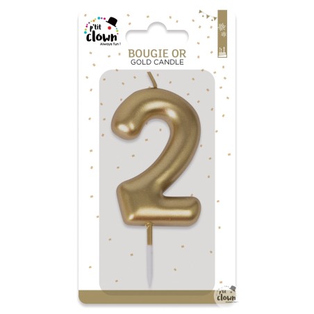 BOUGIE OR CHIFFRE 2