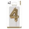 BOUGIE OR CHIFFRE 4