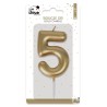 BOUGIE OR CHIFFRE 5