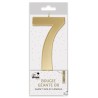 BOUGIE GEANTE OR CHIFFRE 7
