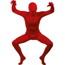 DEGUISEMENT KOLALAPO OU SECONDE PEAU ROUGE TAILLE XL