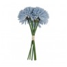 BOUQUET 6 DAHLIAS 26 CM BLEU CIEL