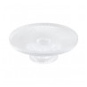 PLATEAU VERRE CATHERINE SUR PIED DIA 24.7CM X 8.3CM