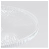 PLATEAU VERRE CATHERINE SUR PIED DIA 24.7CM X 8.3CM