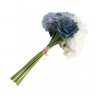 BOUQUET CELESTE DIA 20CM X 32CM  FLEURS BLEUES ET BLANCHES