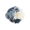 BOUQUET CELESTE DIA 20CM X 32CM  FLEURS BLEUES ET BLANCHES