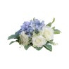 BOUQUET HORTENSIA DIA 30CM X 40CM FLEURS BLEUES ET BLANCHES