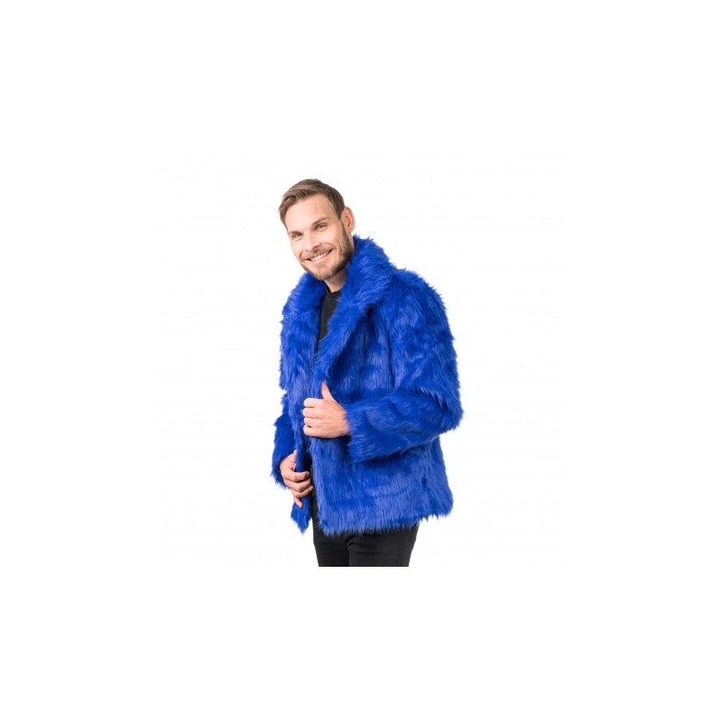 DEGUISEMENT MANTEAU FAUSSE FOURRURE BLEU TAILLE M DEGUISEMENT MANTEAU FAUSSE FOURRURE BLEU TAILLE M