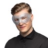 LOUP OU DEMI-MASQUE STRASS ARGENT DIAMOND