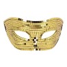 LOUP OU DEMI-MASQUE FACETTE DISCO OR